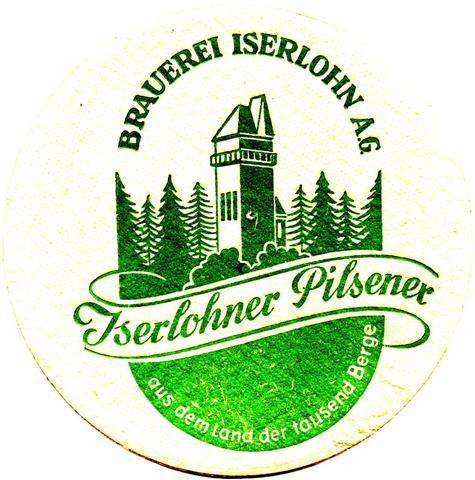 iserlohn mk-nw iserlohner rund 1a (215-brauerei iserlohn ag-grn) 